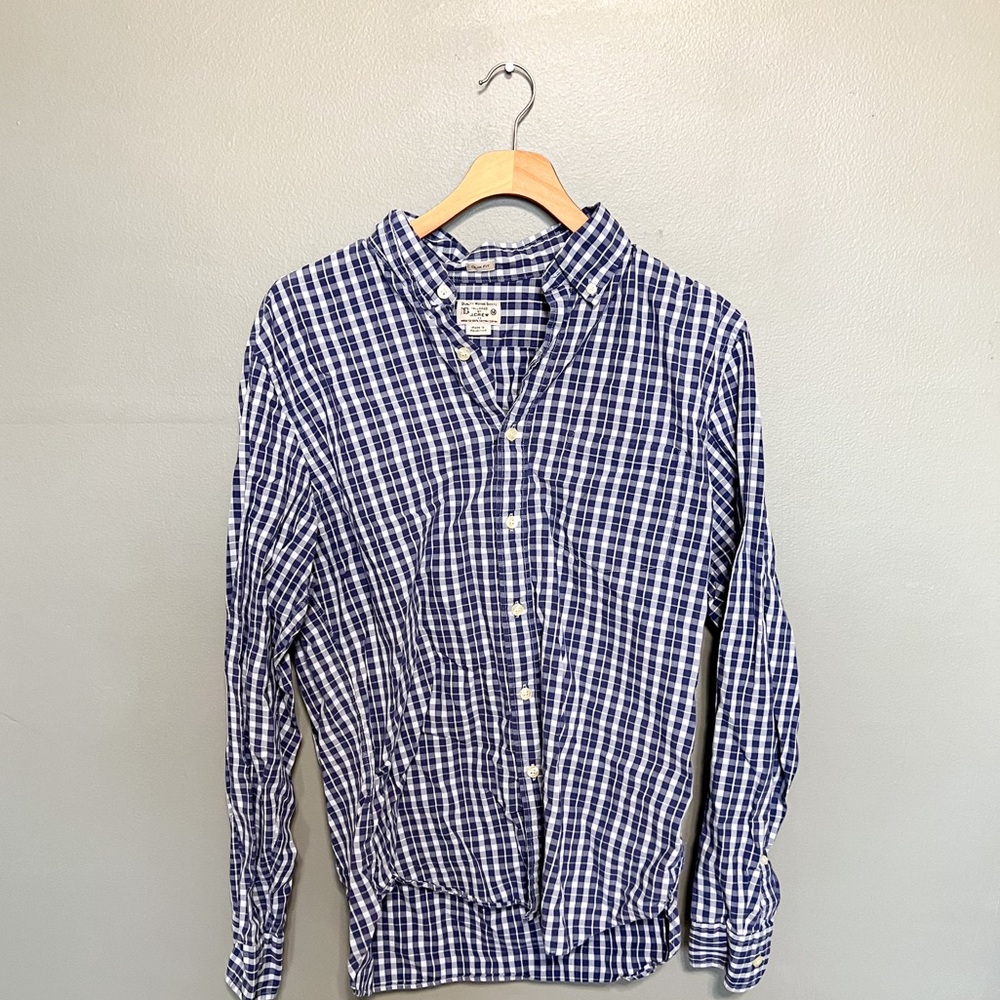J Crew Slim Fit Long Sleeve Shirt